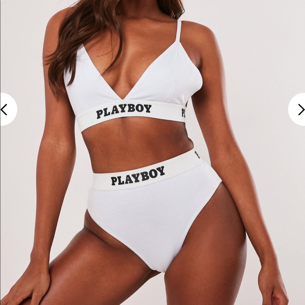 Playboy x Missguided High Waist Bottoms US 2